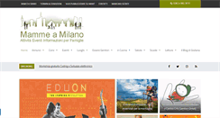 Desktop Screenshot of mammeamilano.com